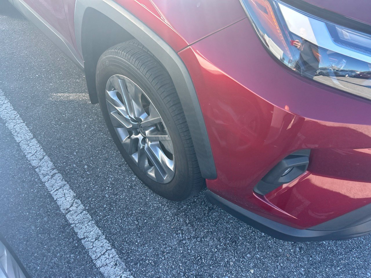 Used 2025 Red Toyota XLE Premium image 3