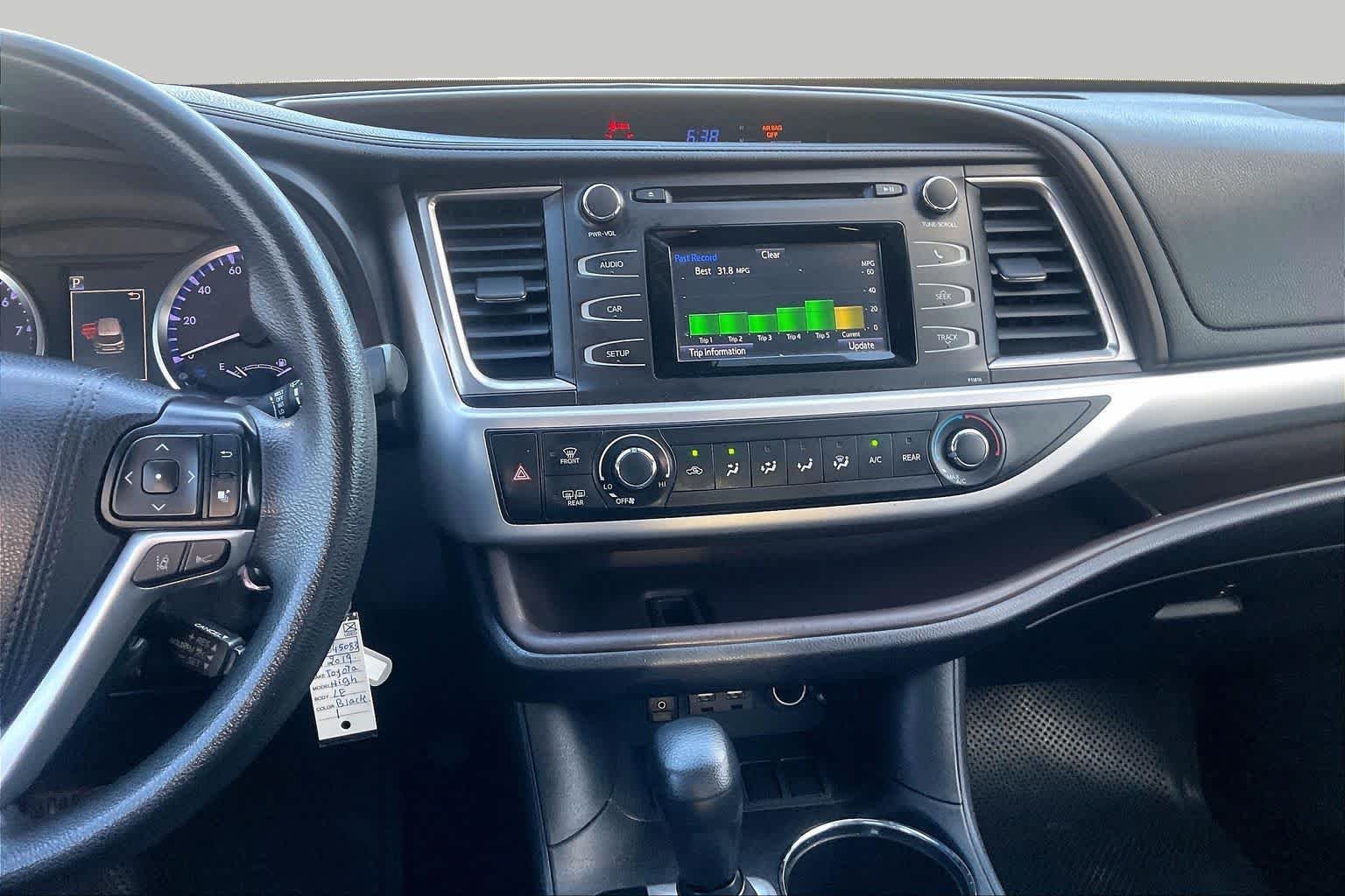 Used 2019 Midnight Black Metallic Toyota LE image 7