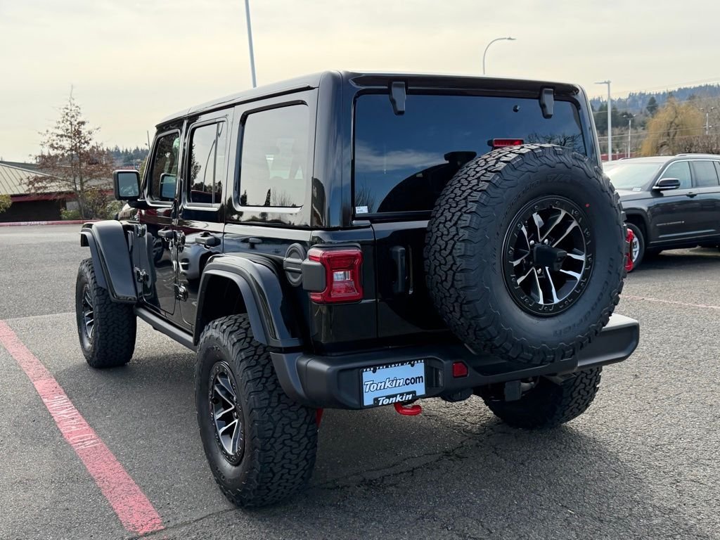 New 2026 Black Clear-Coat Exterior Paint Jeep Rubicon image 6