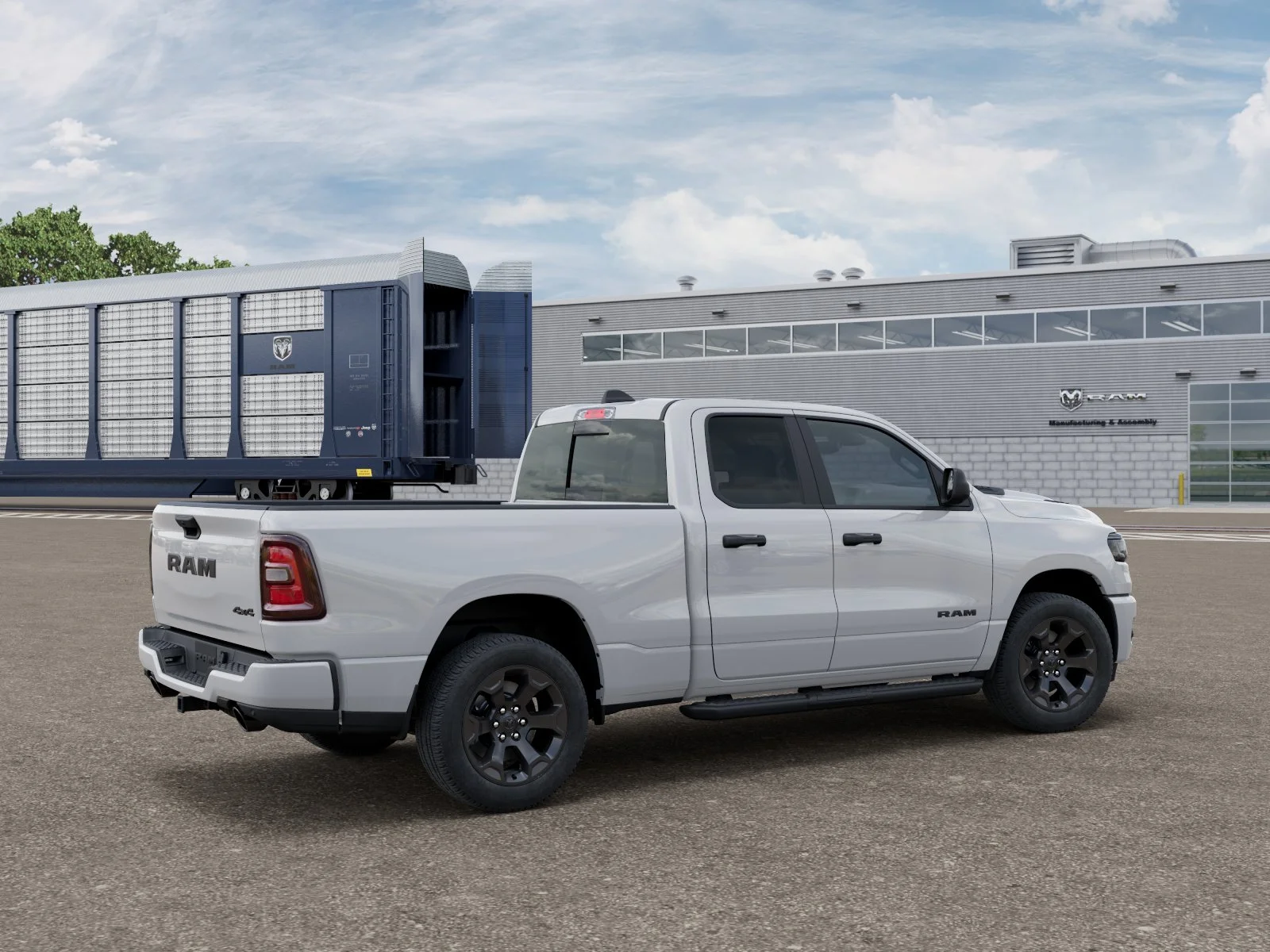 New 2026 Bright White Clear-Coat Exterior Paint RAM  image 2