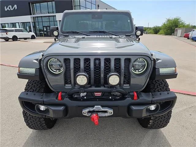 Used 2021 Sting-Gray Clearcoat Jeep Rubicon 4x4 Crew Cab 5 ft. box image 6