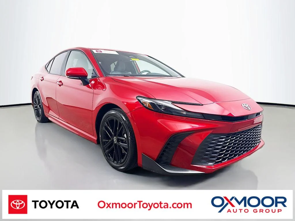 Certified Used 2025 Supersonic Red Toyota SE image 1