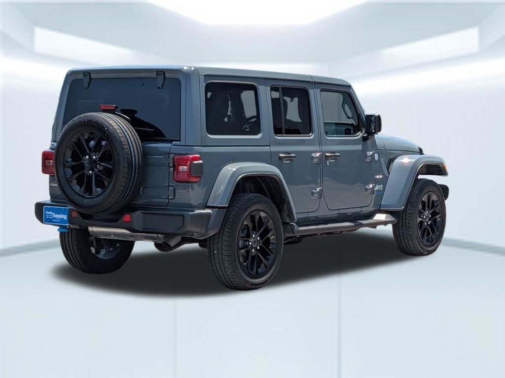 Used 2024 Gray Jeep Sahara 4xe image 6