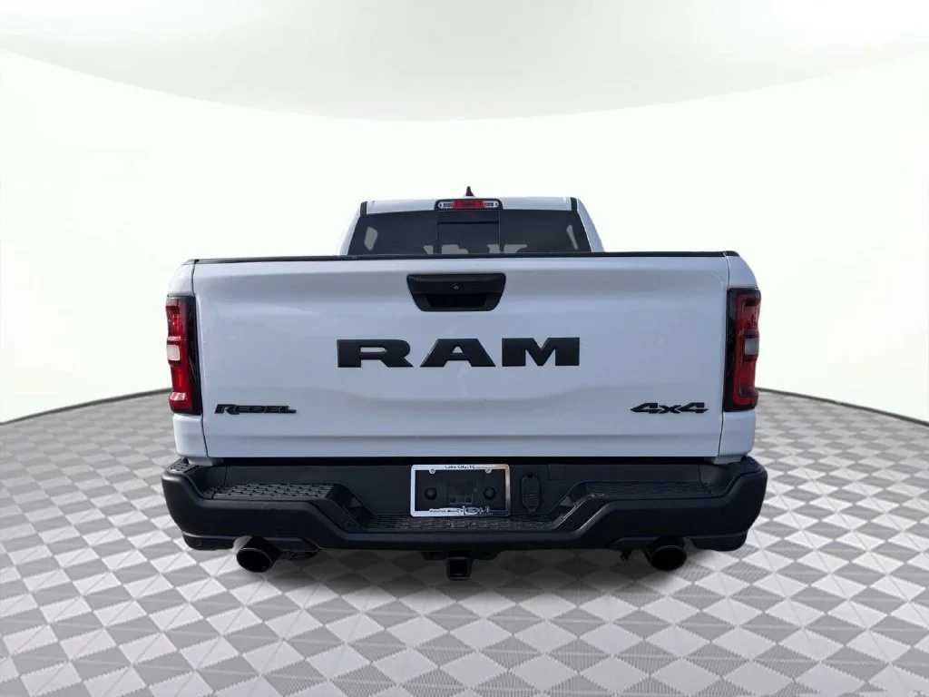 Used 2025 Bright White Clearcoat Ram Rebel image 4