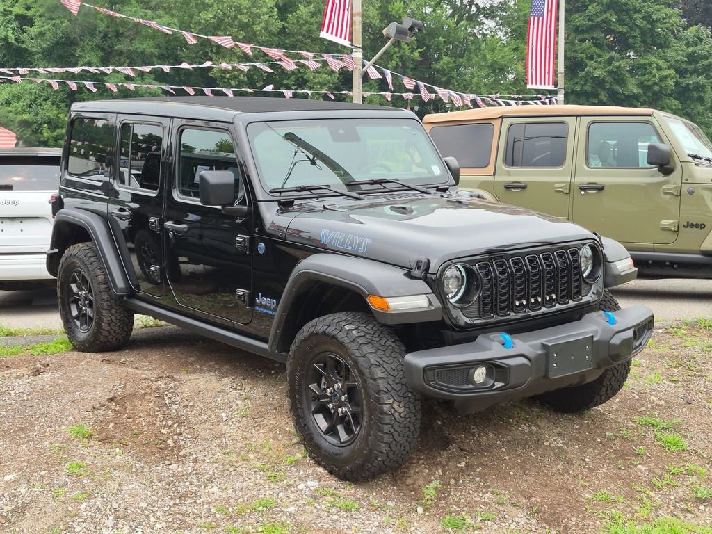 Used 2024 Black Jeep Willys 4xe image 4