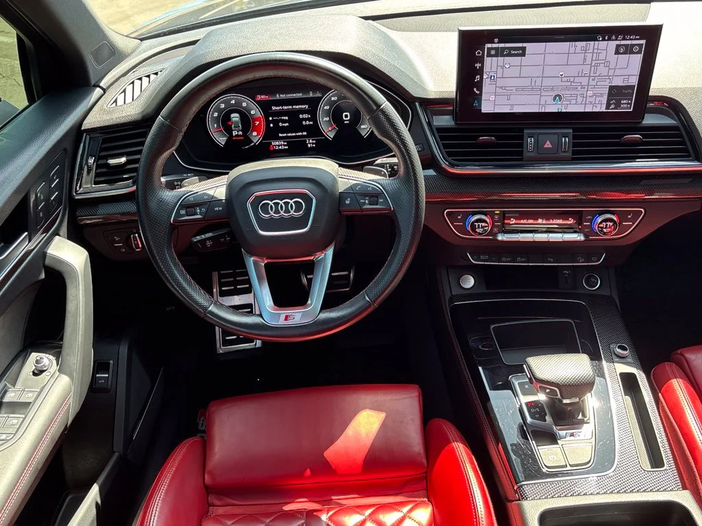 Used 2021 Daytona Gray Pearl Audi Premium Plus image 22