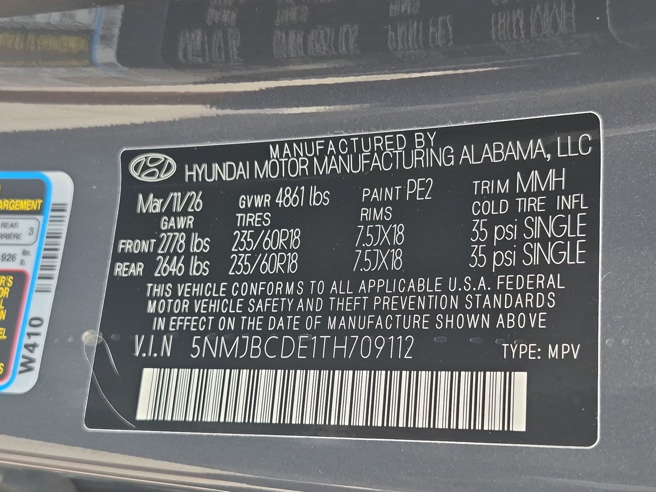 New 2026 Ecotronic Gray Hyundai SEL AWD image 26