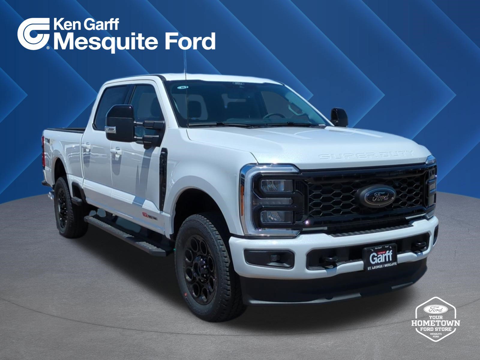 New 2026 Star White Metallic Tri-Coat Ford LARIAT image 1