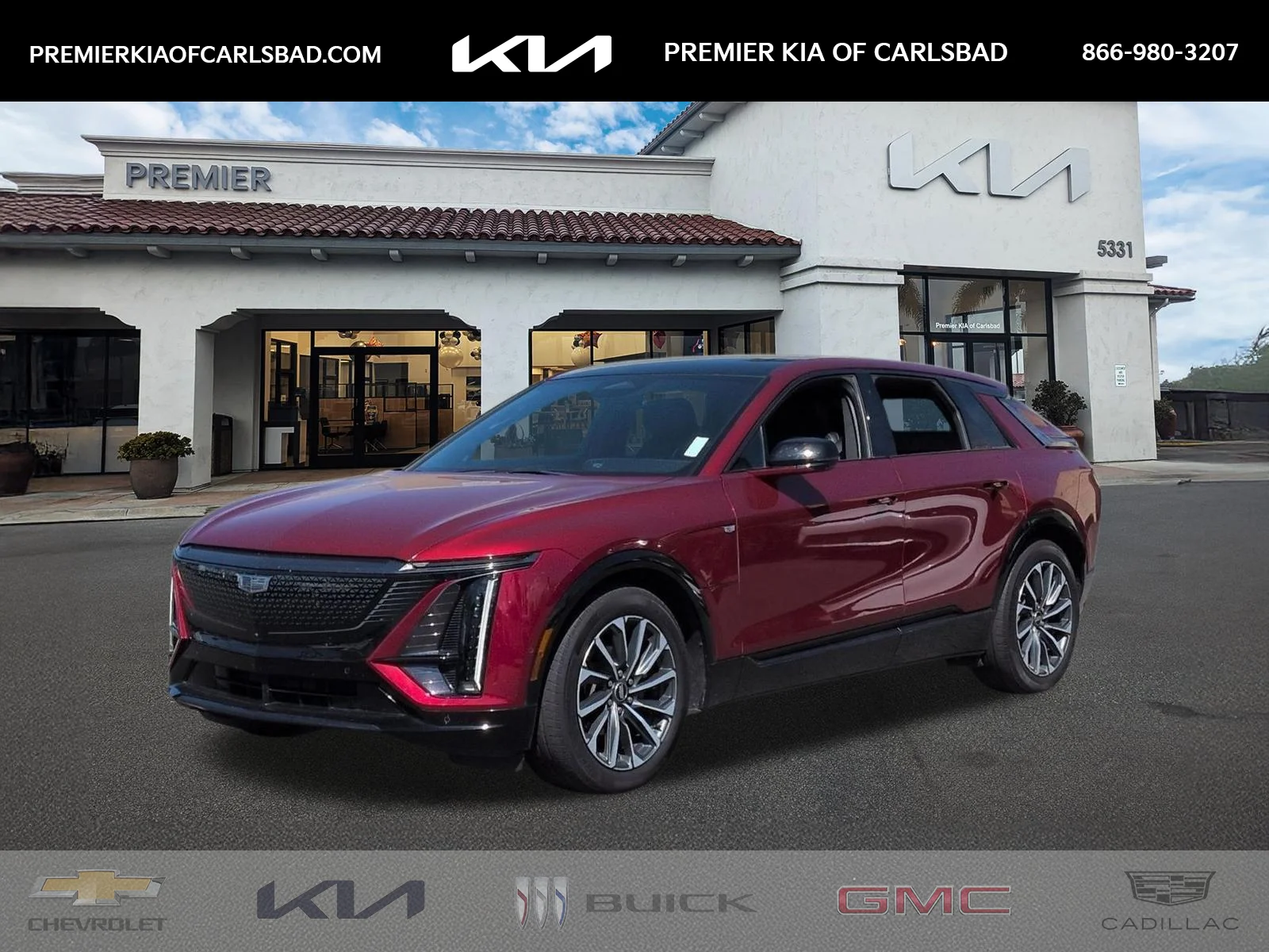Used 2024 Red Cadillac Sport image 1