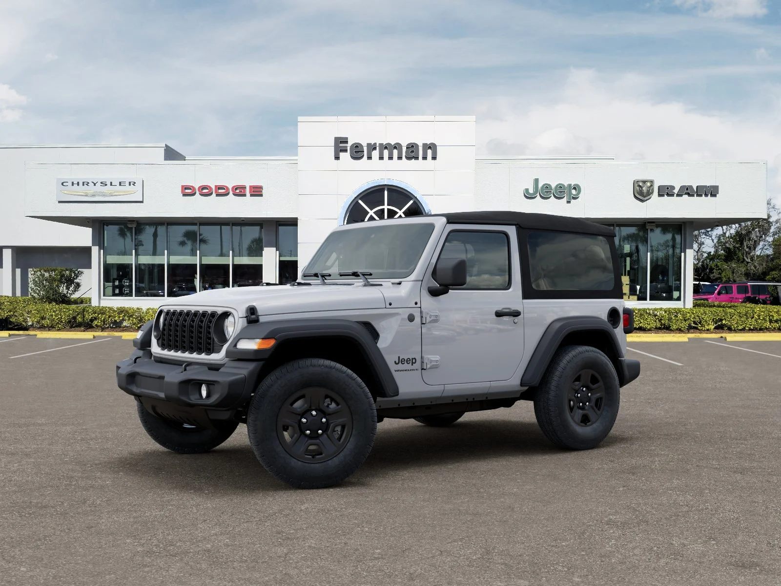 New 2026 Bright White Clear-Coat Exterior Paint Jeep Sport image 36