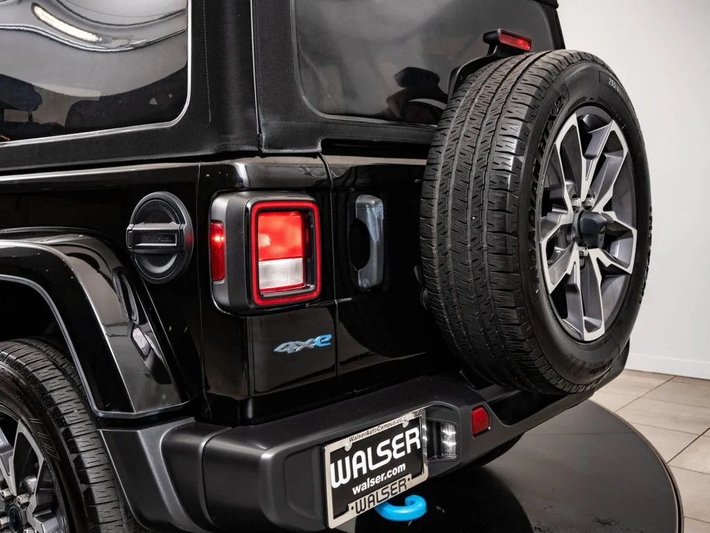 Used 2024 Black Clearcoat Jeep Sport S 4xe image 17