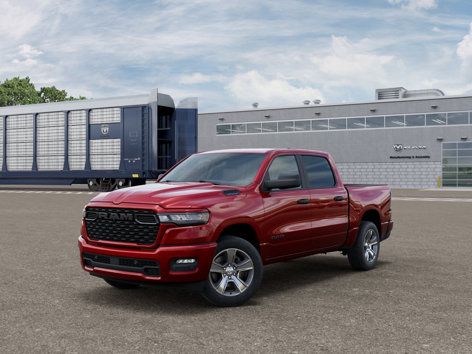 New 2026 Molten Red Pearl-Coat Exterior Paint RAM Express image 27