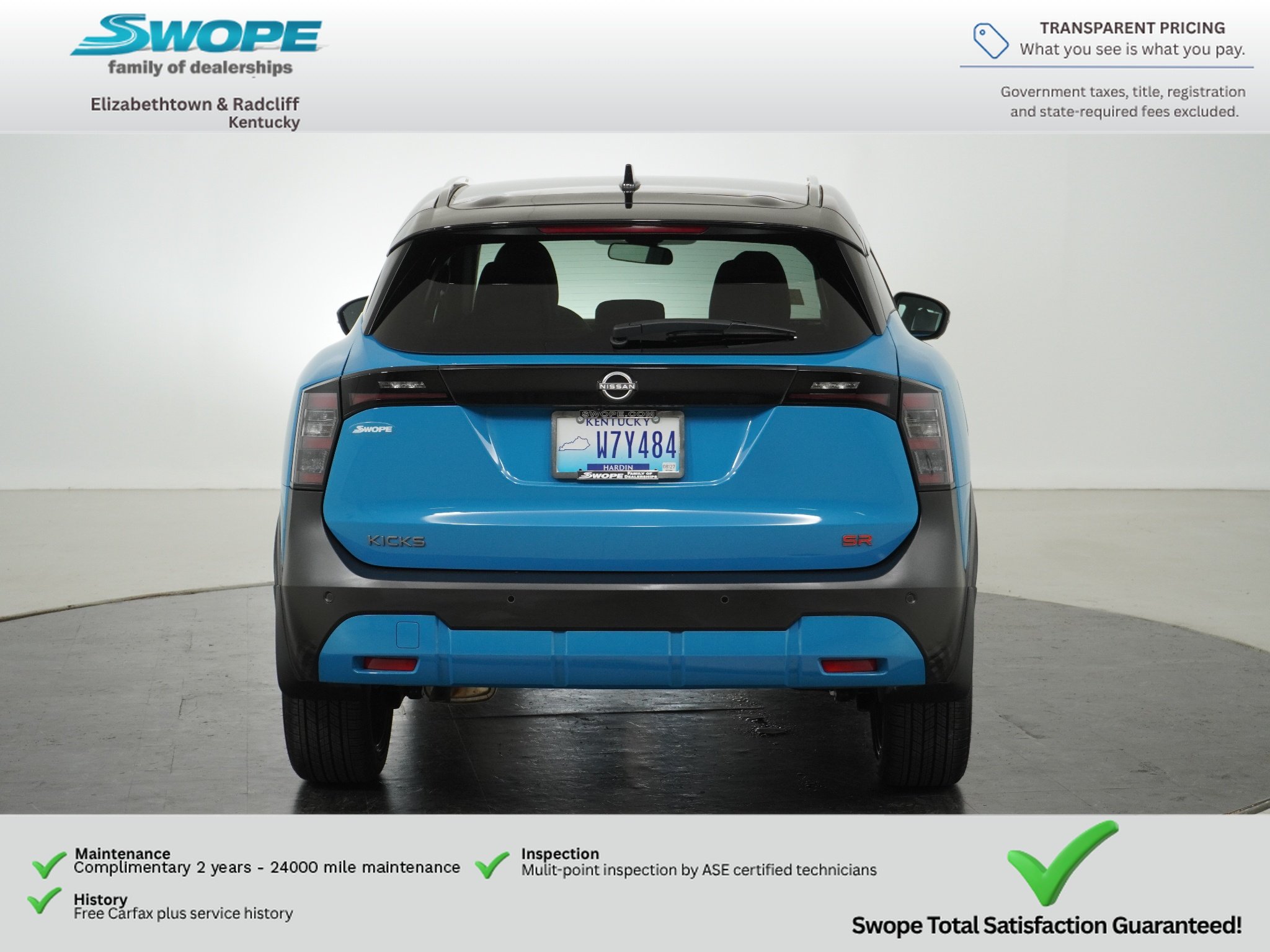 Used 2025 Arctic Ice Blue Metallic/Super Black Nissan SR image 5