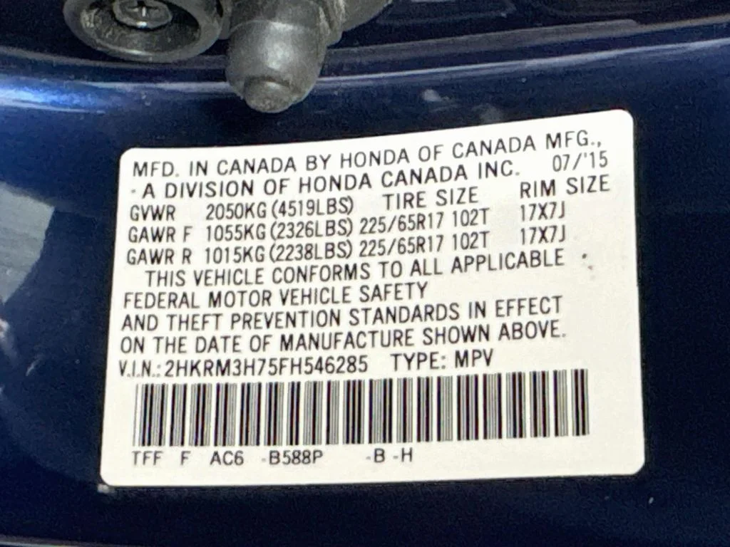 Used 2015 Blue Honda EX-L image 41