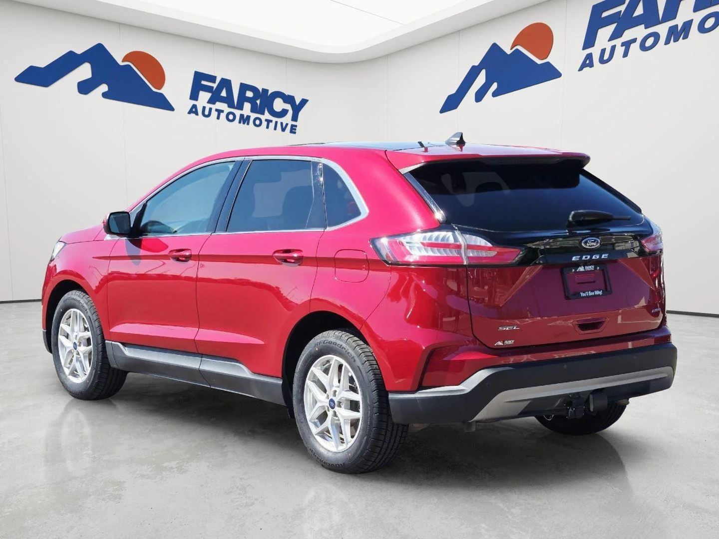 Used 2022 Rapid Red Metallic Tinted Clearcoat Ford SEL image 6