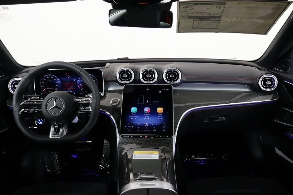 New 2026 Polar White Mercedes-Benz AMG® C 43 4MATIC® Sedan image 4