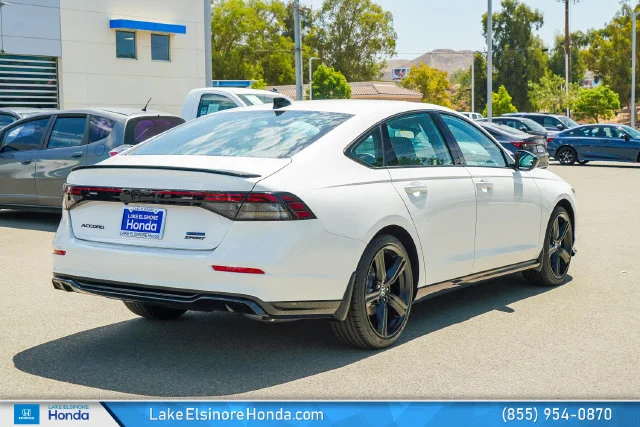 New 2026 Platinum White Pearl Honda Sport-L Hybrid image 8