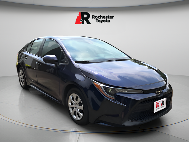 Used 2021 Blue Toyota LE image 1