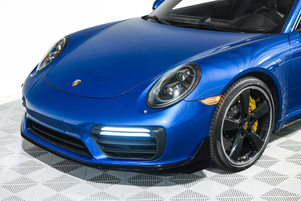Used 2018 Blue Porsche Turbo S image 19