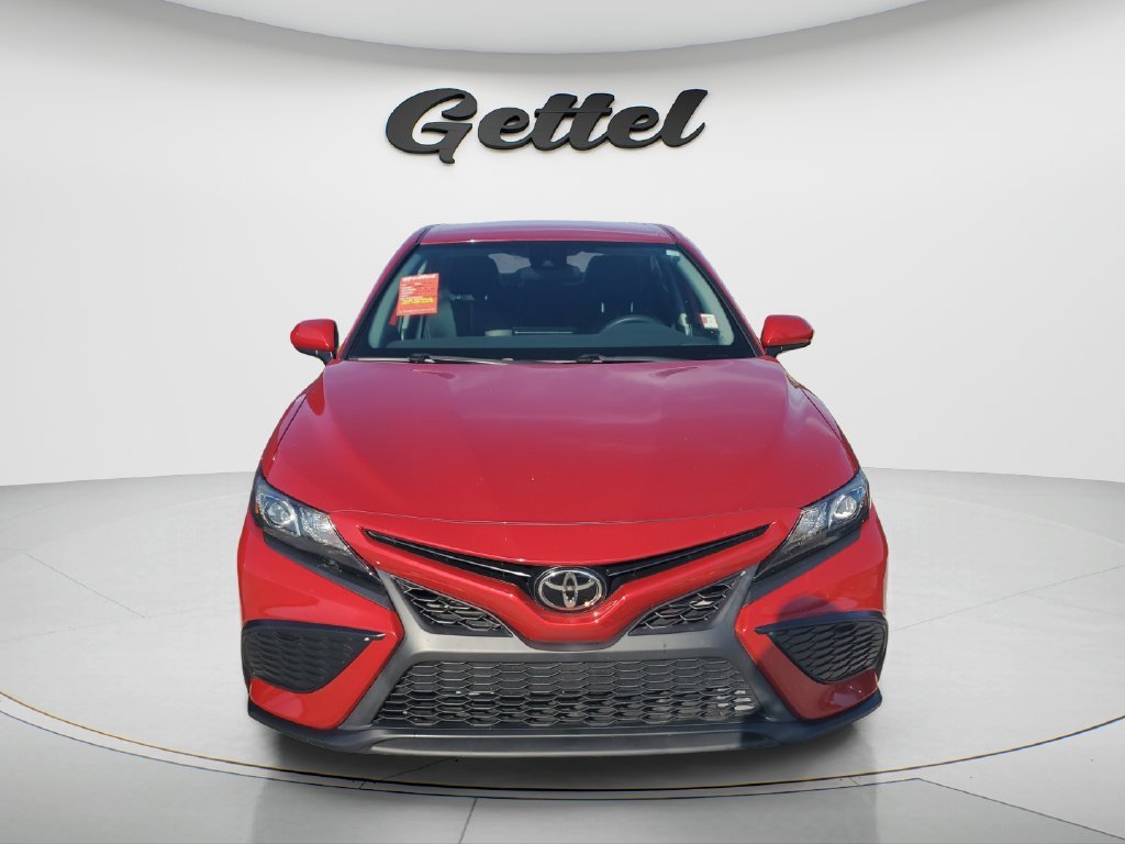 Used 2021 Red Toyota SE image 2