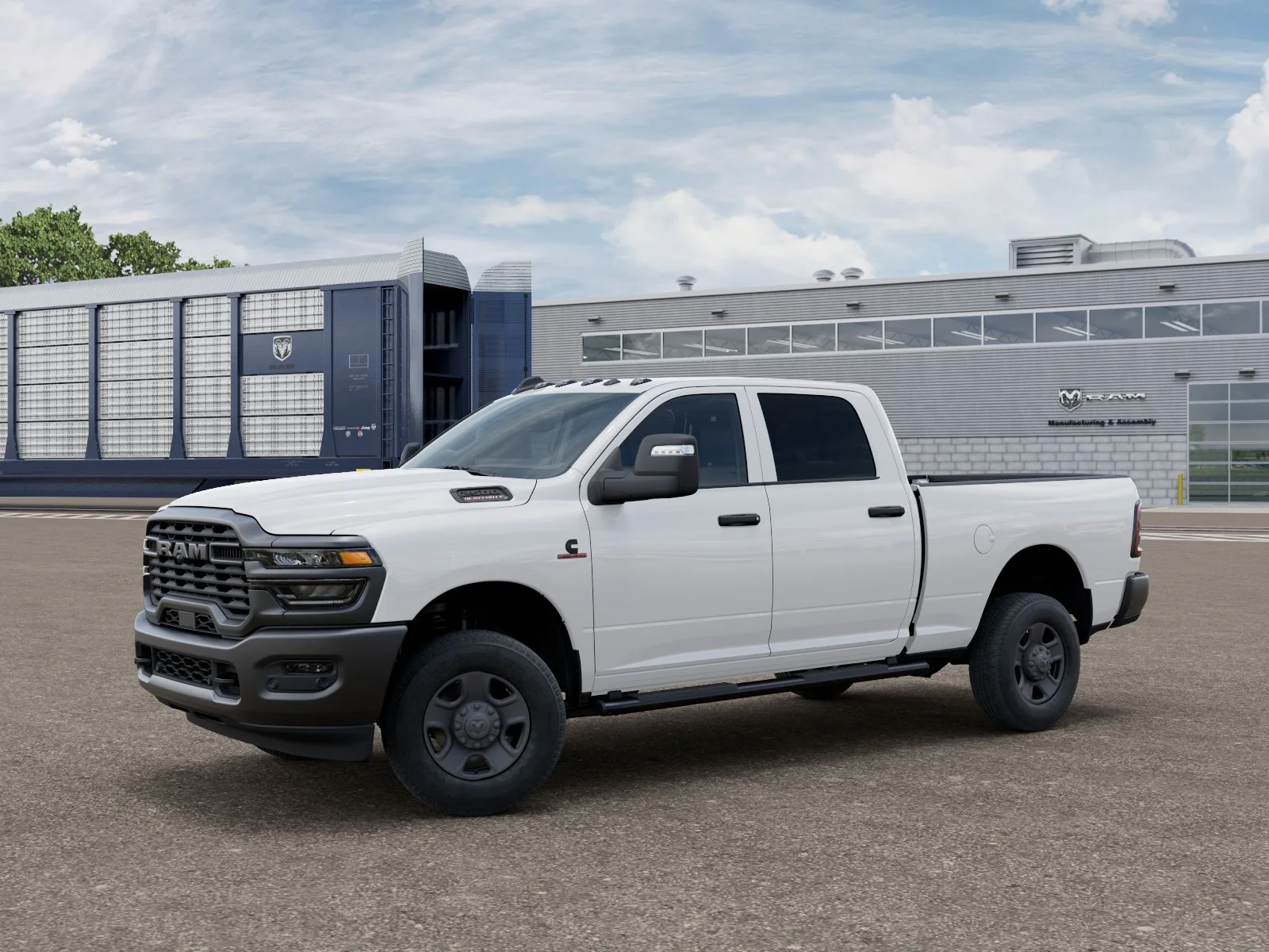 New 2026 Bright White Clear-Coat Exterior Paint RAM Tradesman image 28