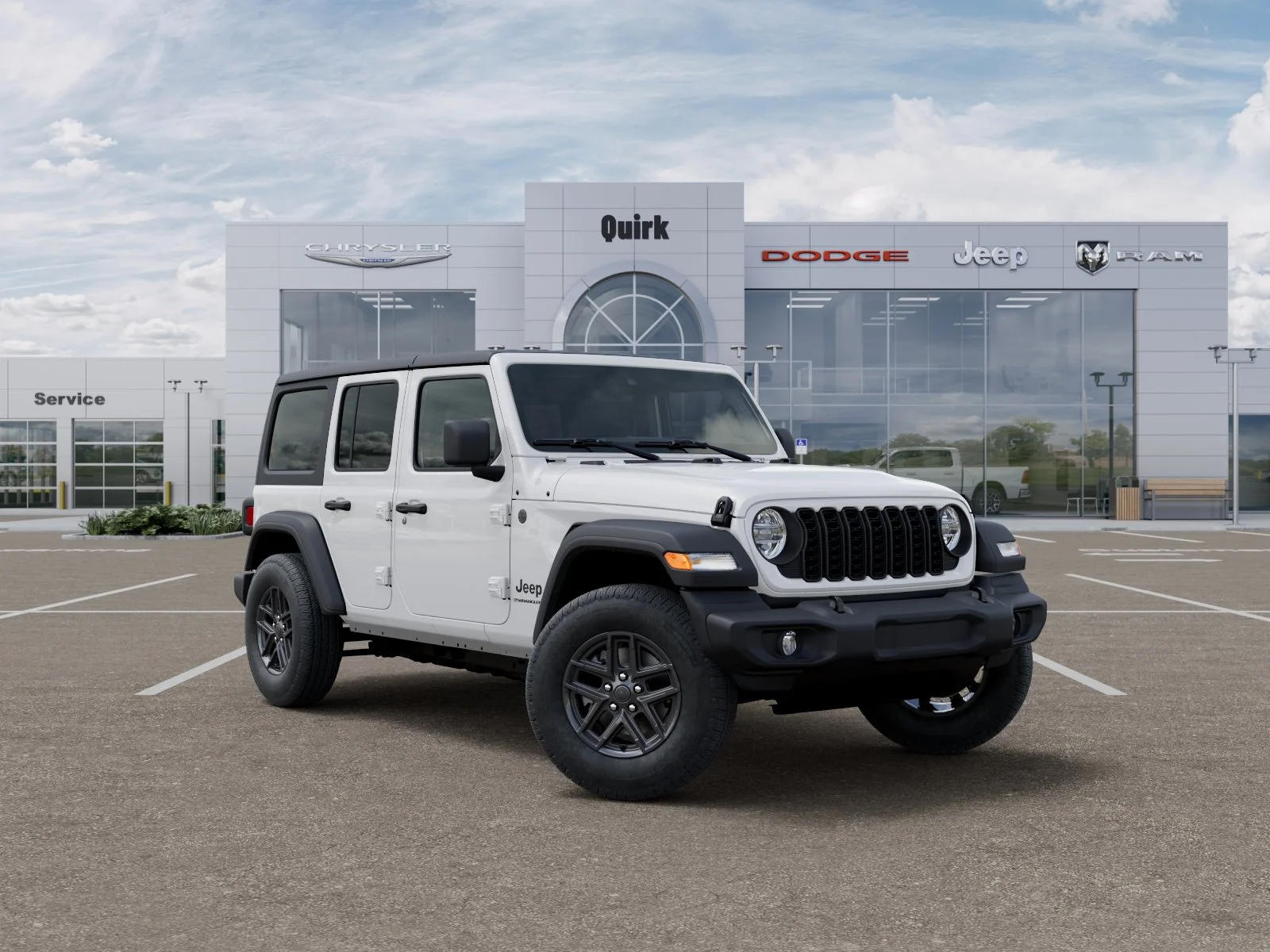 New 2026 Bright White Clearcoat Jeep Sport S image 31