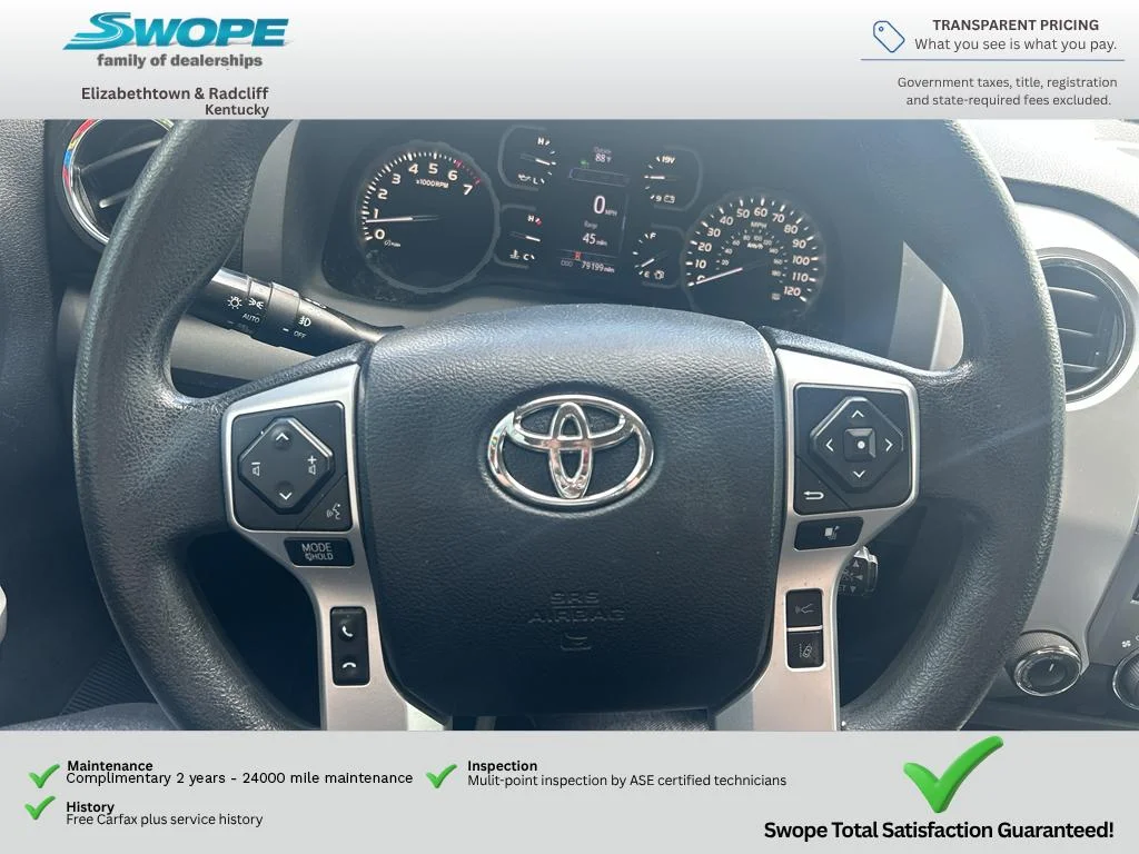 Used 2019 Midnight Black Metallic Toyota SR5 image 21