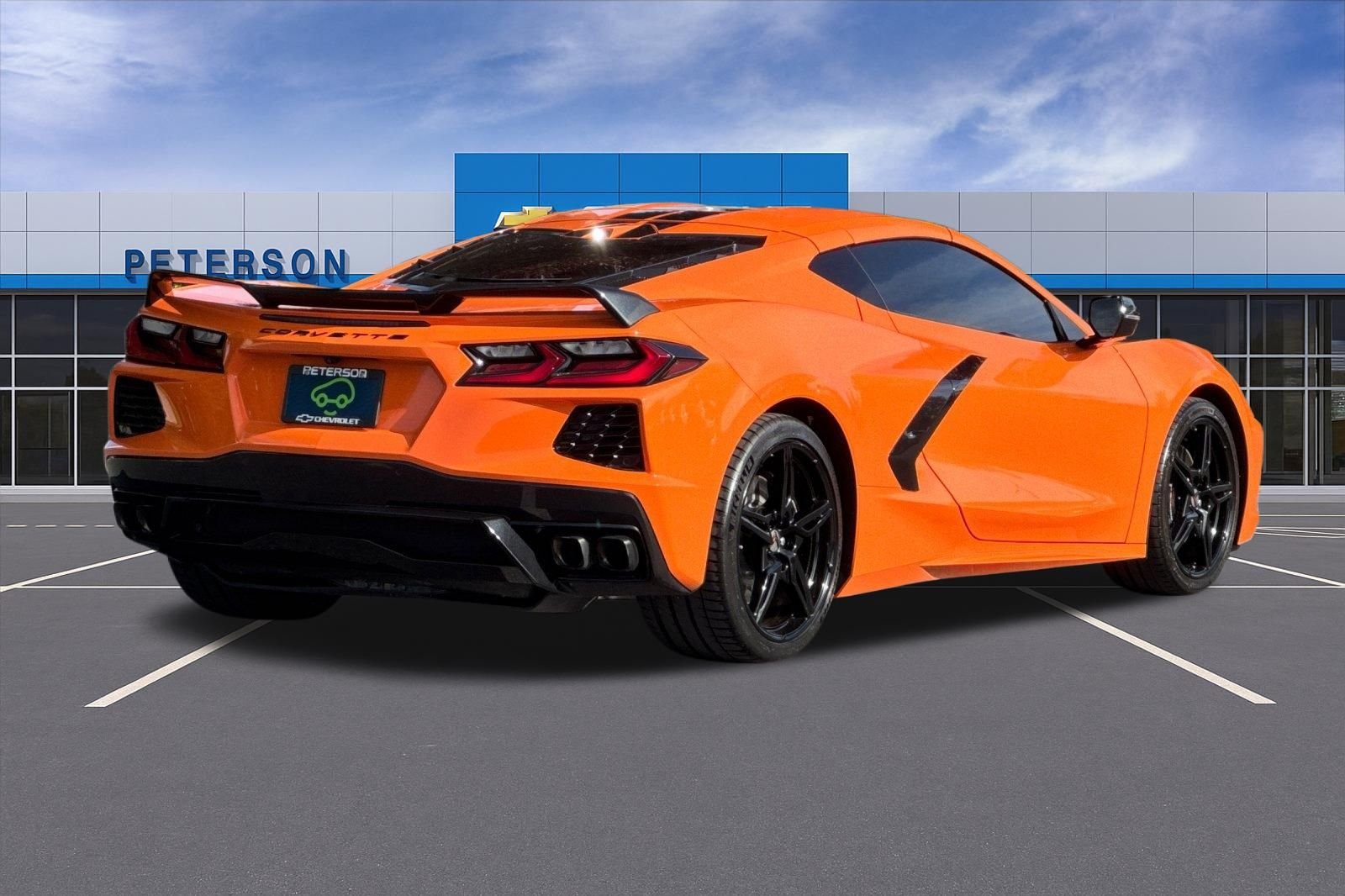 Used 2023 Orange Chevrolet Stingray image 4