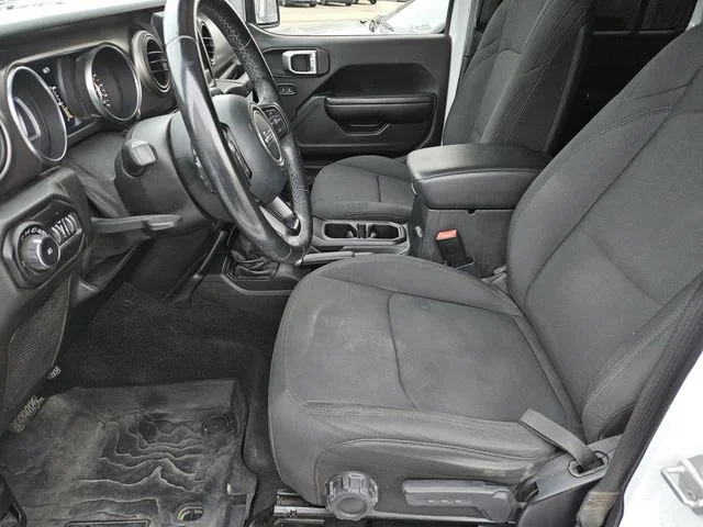 Used 2020 Bright White Clearcoat Jeep Unlimited Sport image 30
