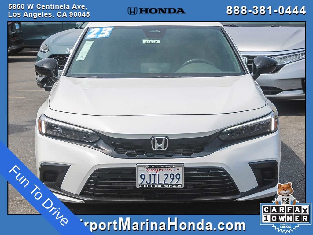 Used 2023 Platinum White Pearl Honda Sport image 17