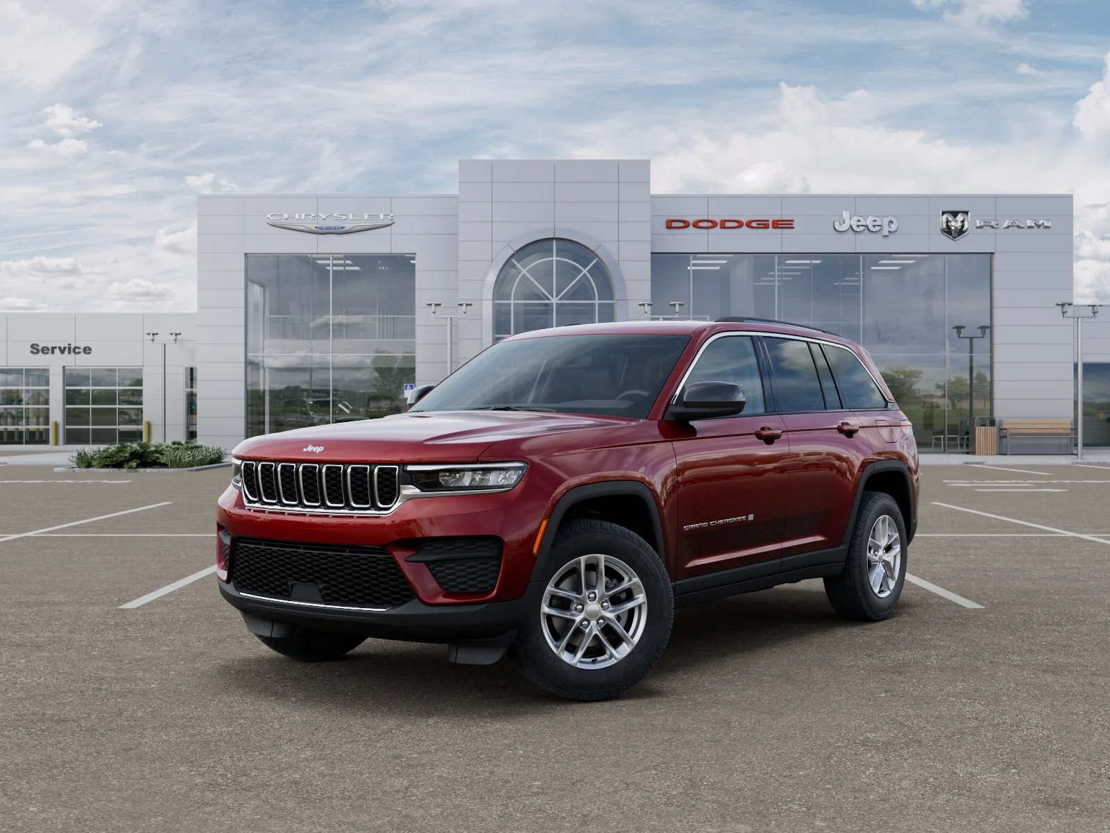 New 2026 Velvet Red Pearl-Coat Exterior Paint Jeep Laredo X image 34