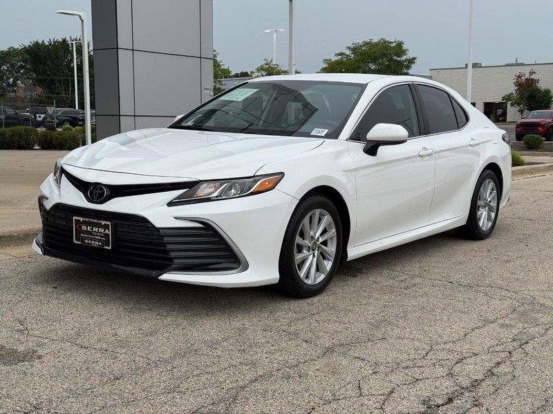 Used 2021 Super White Toyota LE image 7