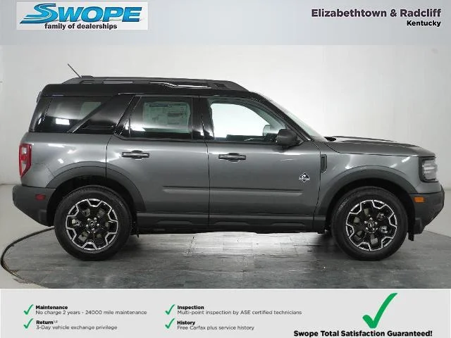 New 2025 Carbonized Gray Metallic Ford Outer Banks® image 36