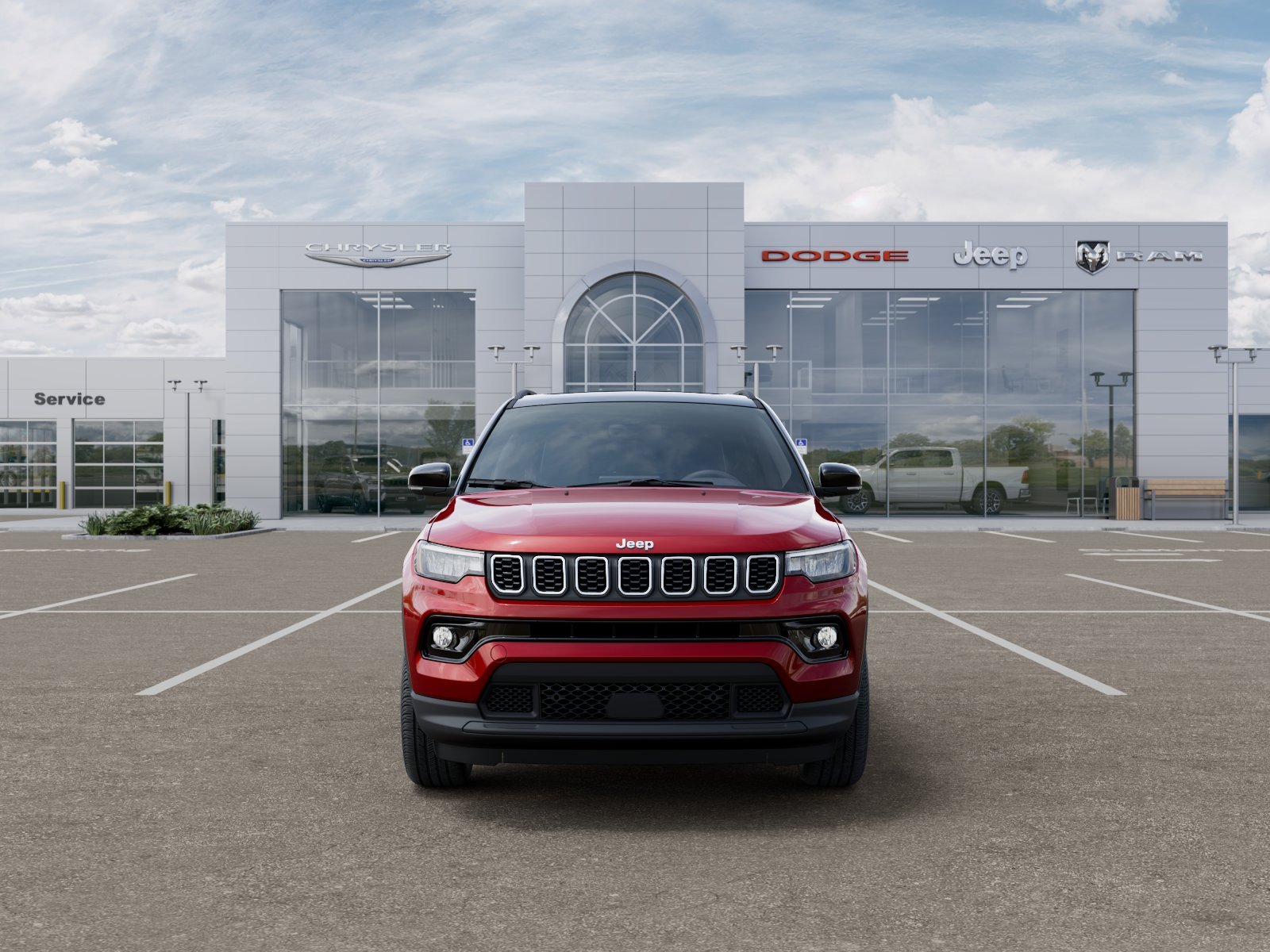 New 2026 Red Hot Pearl-Coat Exterior Paint Jeep Limited image 32