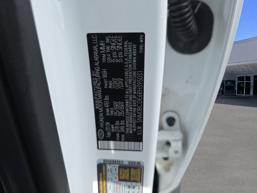 Used 2024 White Pearl Hyundai SEL image 39