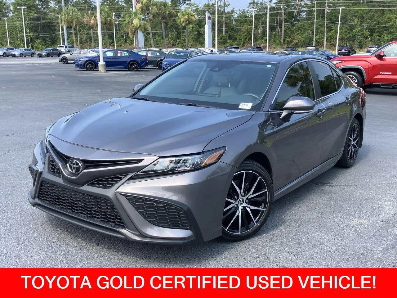 Certified Used 2024 Gray (Predawn Gray Mica) Toyota SE image 1