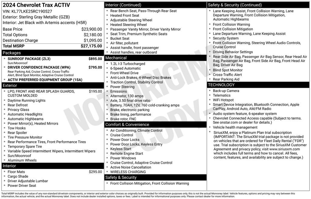 Used 2024 Gray Chevrolet ACTIV image 22