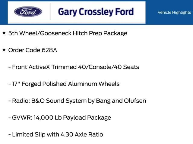 New 2026 Star White Metallic Tri-Coat Ford F-350® Lariat® image 12