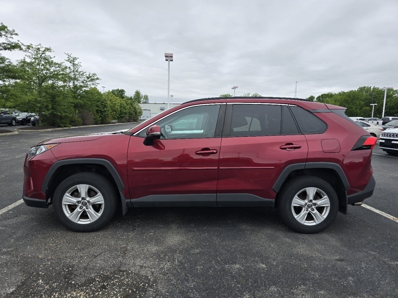 Certified Used 2021 Red Toyota XLE image 4