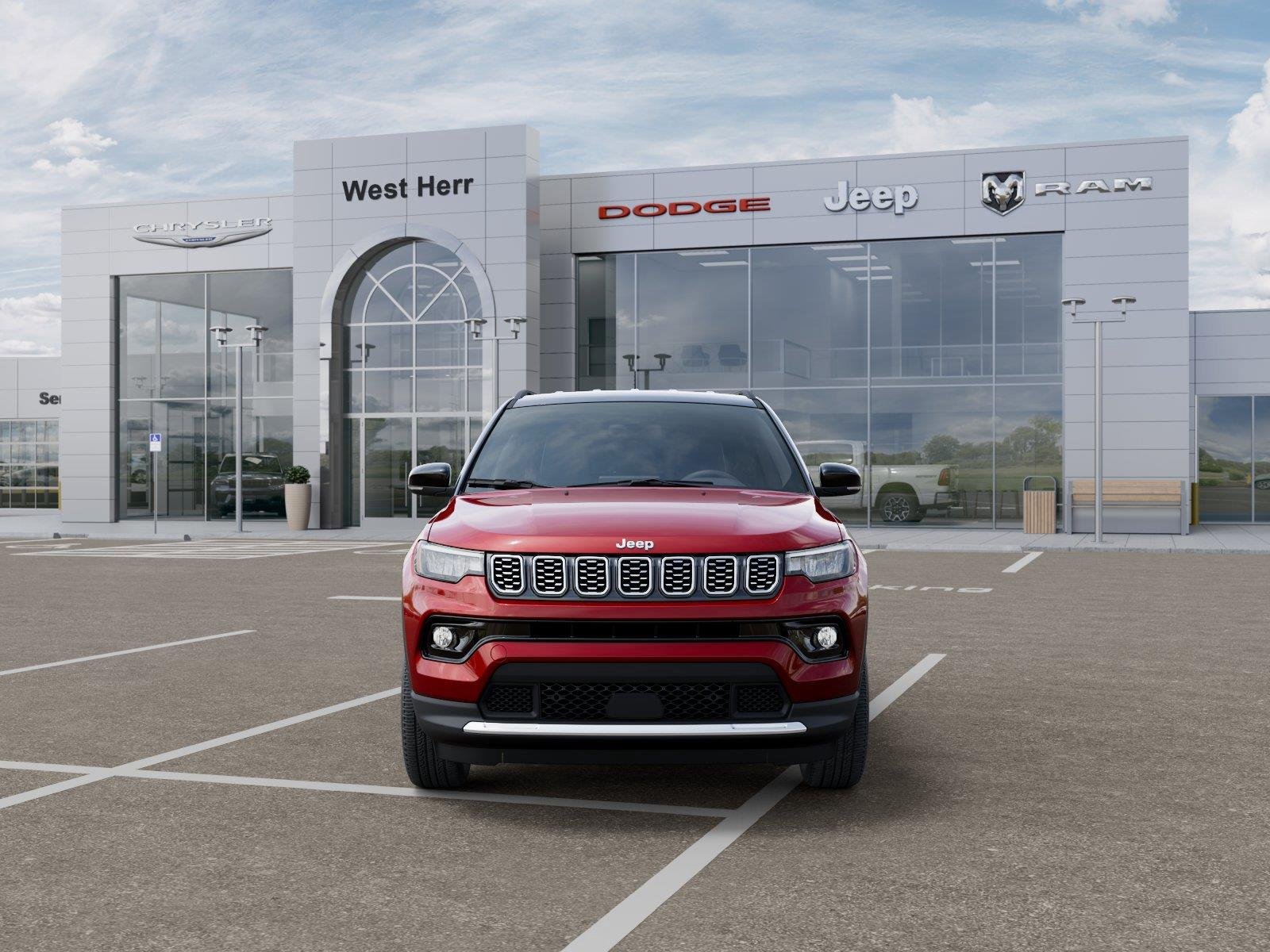 New 2026 Red Hot Pearlcoat Jeep COMPASS LIMITED 4X4 image 6