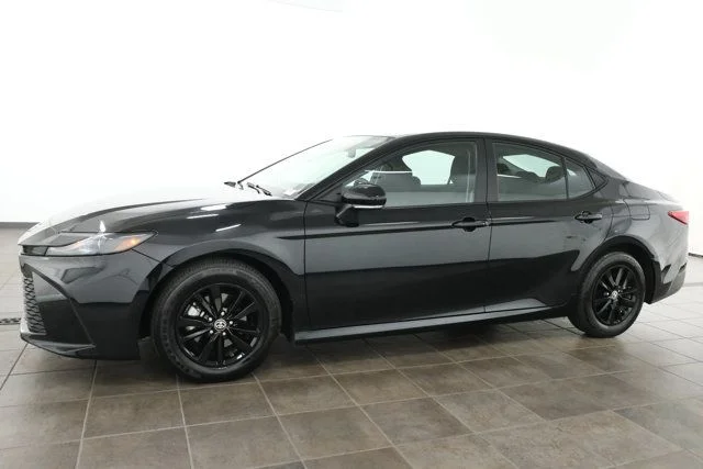 Certified Used 2025 Black Toyota LE image 3