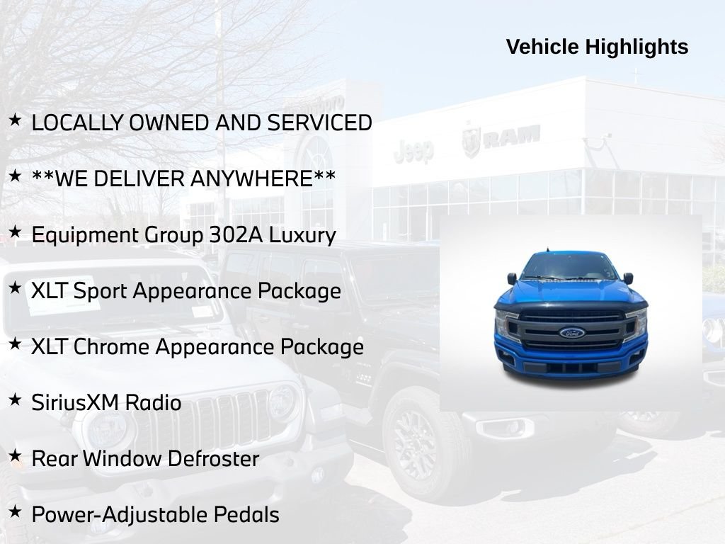Used 2019 Blue Ford XLT image 5