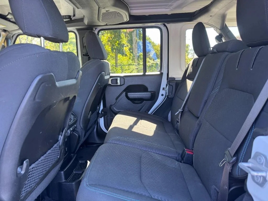 Used 2024 Bright White Clearcoat Jeep Rubicon 4xe image 11