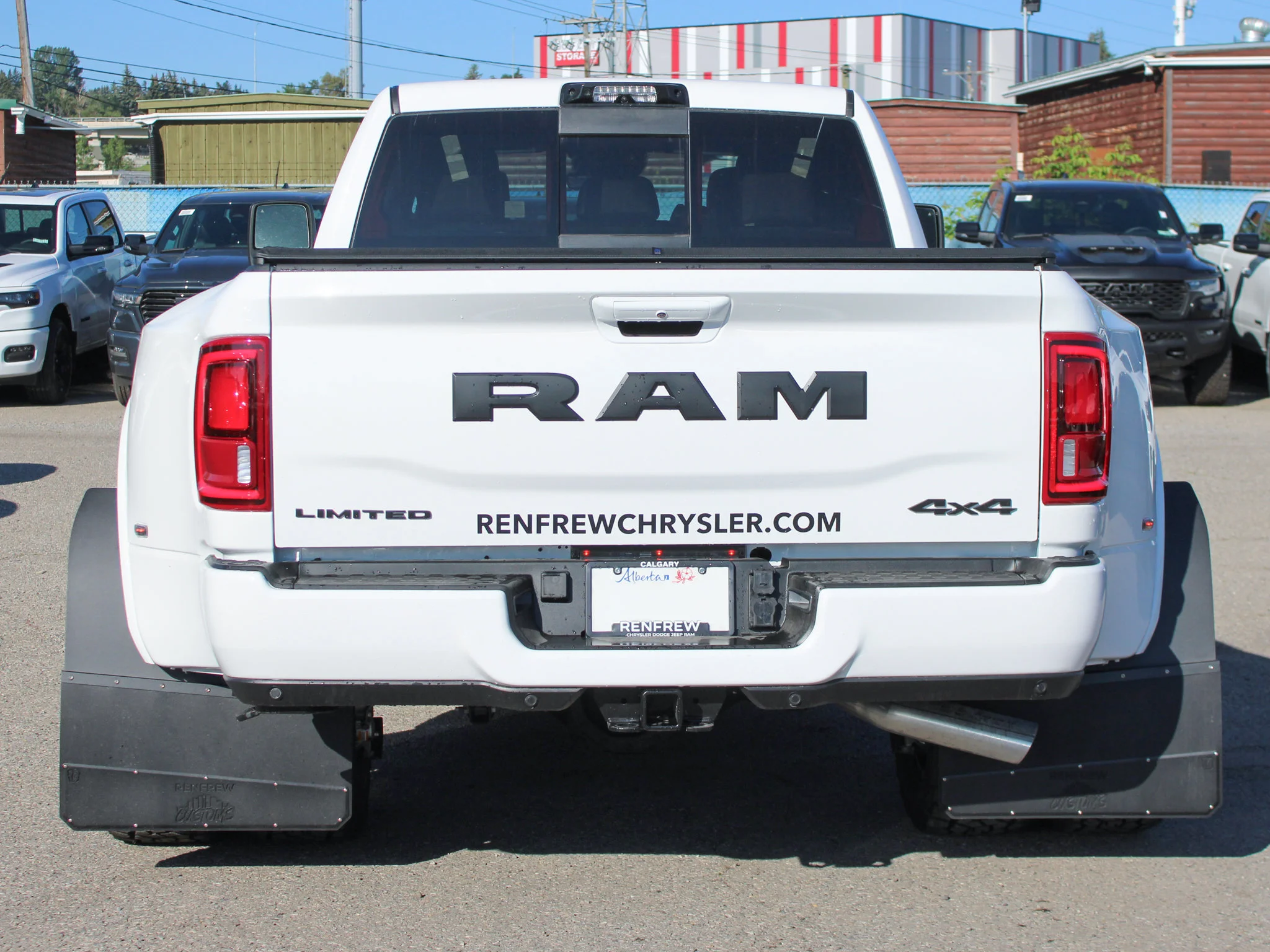 Used 2026 White RAM Limited* Mega Cab, PPF, Fuel Wheels, Toyo Open Country Tires, Trigger Industries Mudflaps image 4