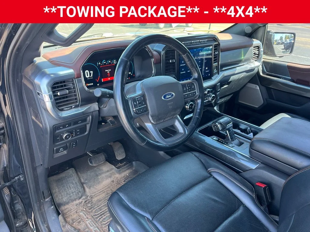 Used 2021 Agate Black Metallic Ford Lariat image 7
