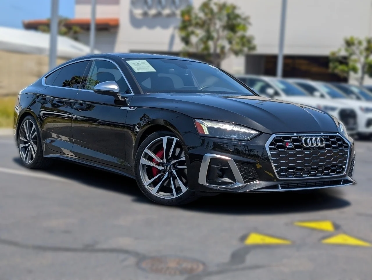 Used 2023 Mythos Black Metallic Audi Premium Plus image 1