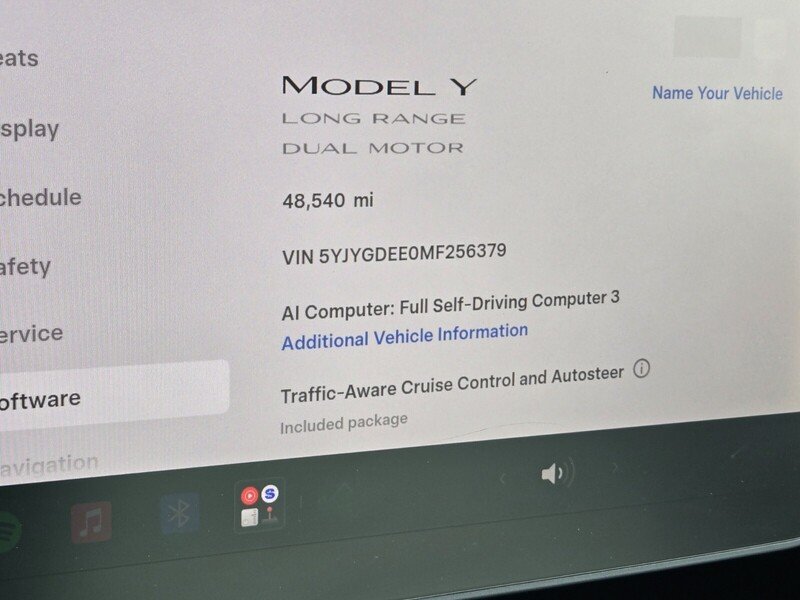 Used 2021 Pearl White Multi-Coat TESLA LONG RANGE AWD image 24