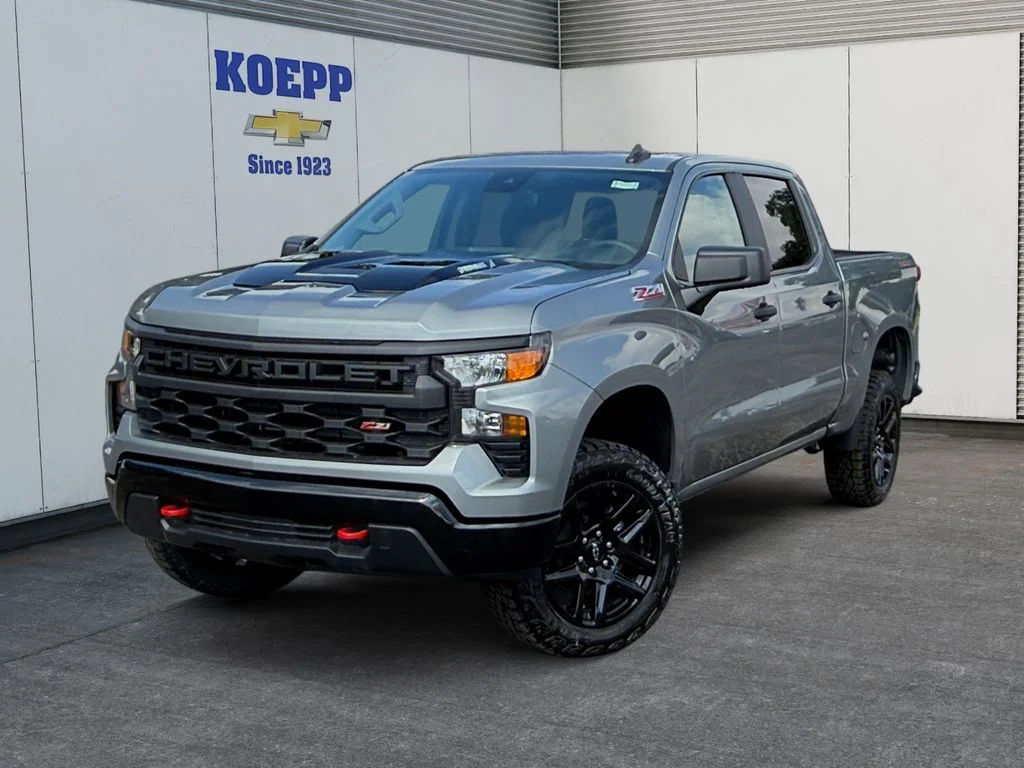 New 2026 Sterling Gray Metallic Chevrolet Custom Trail Boss image 1