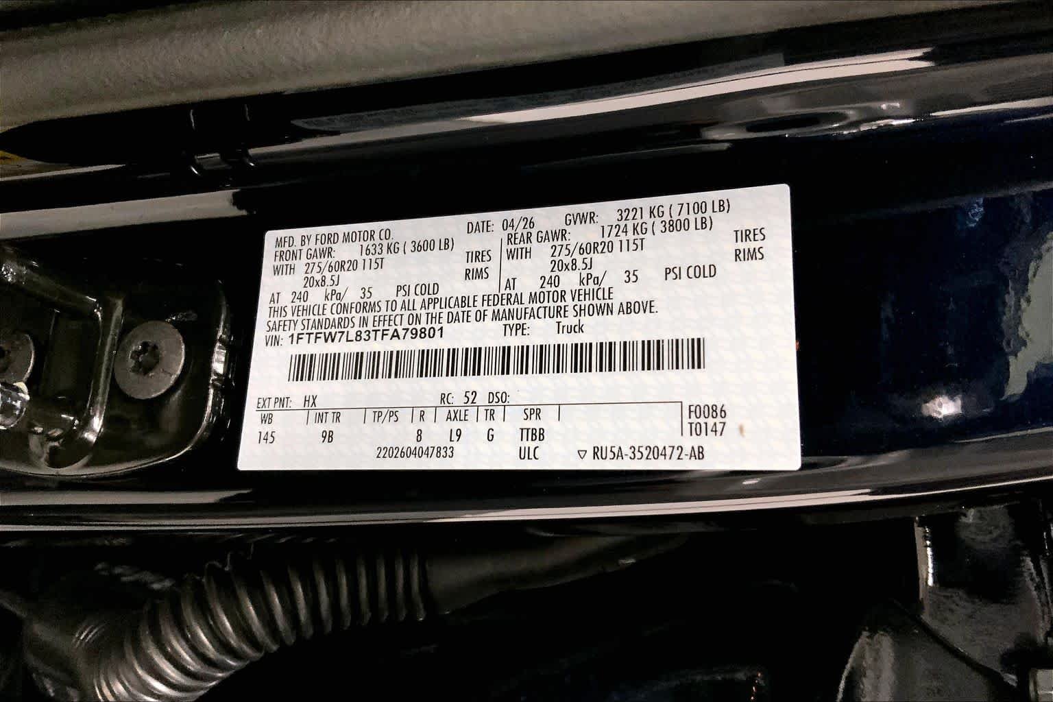 New 2026 Antimatter Blue Metallic Ford Platinum® image 20
