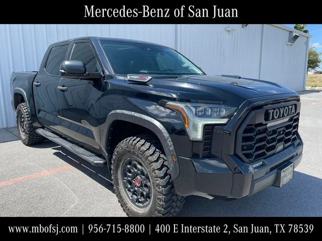 Used 2023 Midnight Black Metallic Toyota TRD Pro image 1